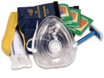 Kit Accessori CPR per Defibrillatore con Maschera Tascabile