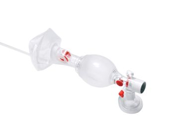 Pallone Monopaziente con Mascherina N°0 Valvola e Tubo Ossigeno SPUR II Neonatale Ambu