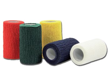 BENDA ELASTICA COESIVA 4 m x 10 cm - colori misti Gima conf. 10 pezzi