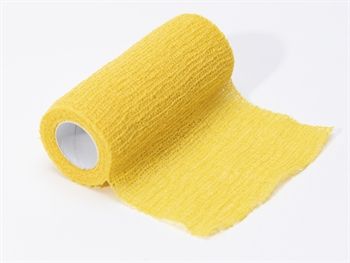 BENDA ELASTICA COESIVA 4 m x 8 cm - gialla Gima conf. 10 pezzi