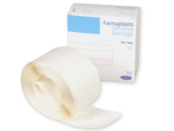 Medicazione Adesiva TNT a rotolo 5m x 6cm pelli Sensibili 