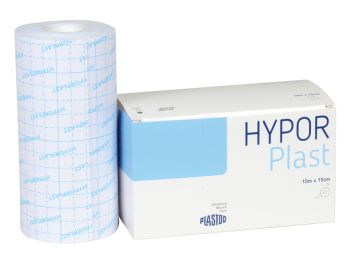 Rotolo Hypor Plast 10m x 15cm bendaggio Adesivo Ipoallergenico