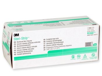 Strisce Sutura Steri-Strip Sterili 3M 38 x 6 mm conf. 300 pz. (50 buste da 6 pz.)