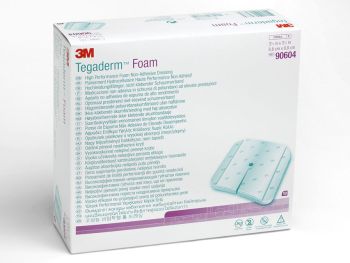 3M TEGADERM FOAM medicazione sterile multistrato in schiuma di poliuretano 9x9 cm conf. 10 pezzi