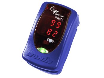 Pulsoximetro NONIN Onyx Vantage Blu con Display LED e Precisione Clinica Gima