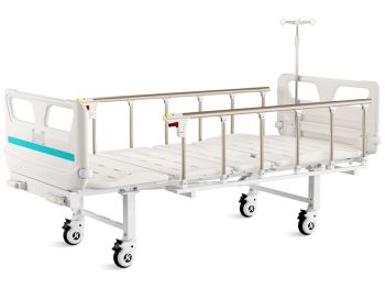 LETTO A 3 SEZIONI AD ALTEZZA VARIABILE 2 manovelle con ruote 