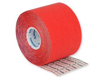 Leukotape K, tape per taping neuromuscolare bsn, 5x5 cm, colore rosso, conf. 1 pezzo
