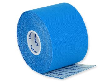 Leukotape K, tape per taping neuromuscolare bsn, 5x5 cm, colore blu, conf. 1 pezzo