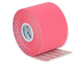 Leukotape K, tape per taping neuromuscolare bsn, 5x5 cm, colore rosa, conf. 1 pezzo