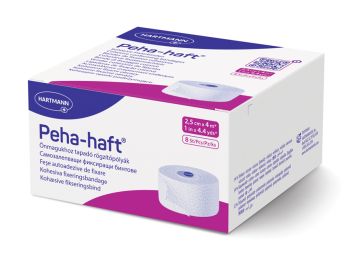 PEHA-HAFT 30037 BENDA ELASTICA COESIVA 4 m x 2.5 cm latex free conf. 8 pz Hartmann