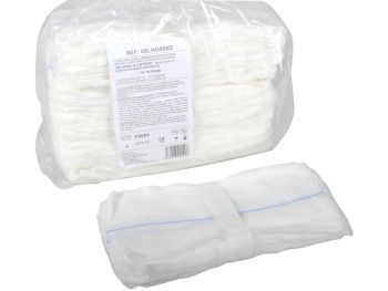 Garza laparatomica bianca non sterile 10x60 cm 4 fili conf. 600 pezzi