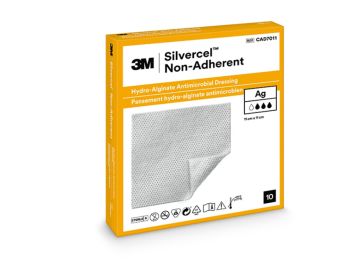 Medicazione antimicrobica in idroalginato con argento Silvercel 11x11 cm conf. 10 pz 3M