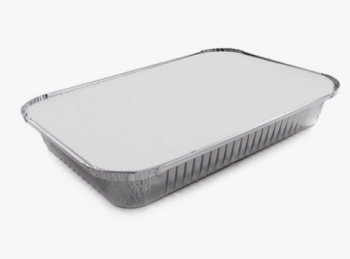 Vaschetta alluminio 6 Porz. con coperchio 25 pezzi  R12L - Compak