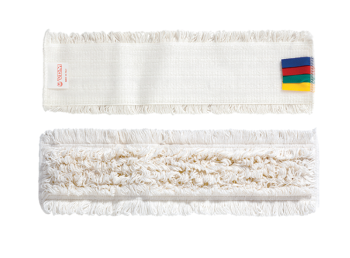 Frangia per lavaggio pavimenti attacco con velcro in cotone 40 cm - VDM