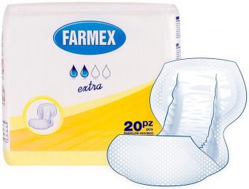 Pannoloni sagomati-Pannoloni per adulti-Farmex Extra-20 pezzi