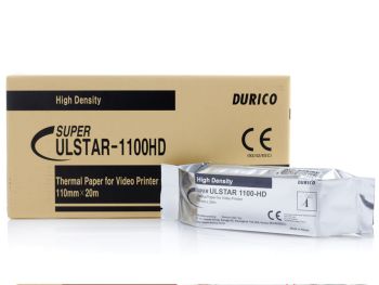 Carta videostampante durico, termica per ecografi, compatibile con Sony Upp 110HD conf. 5 pezzi