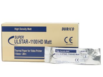 Carta videostampante durico, termica per ecografi, compatibile ULSTAR 110HD, conf. 5 pezzi
