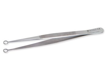 Pinza terza palpebra, acciaio inox per veterinaria 11 cm, conf. 1 pezzo