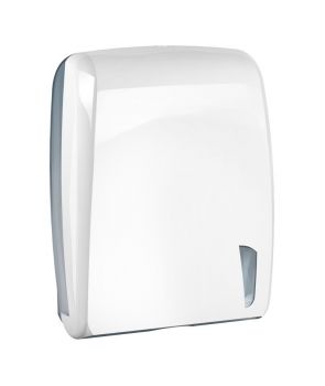 Dispenser carta asciugamani interfogliata bianco-41x14x32 cm-Mar Plast