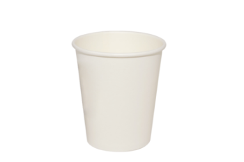 Bicchiere 200 cc / 7 oz in cartoncino bianco confezione da 50 pezzi