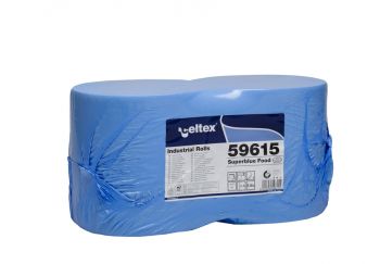 Celtex Superblu Food bobina di carta blu 500 strappi conf. 2 rotoli 3 veli