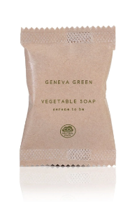 Saponetta hotel vegetale Geneva Green-Flow pack 15 gr