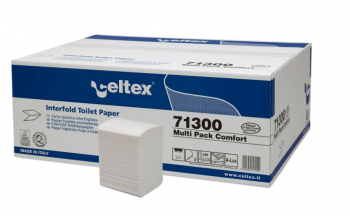 Celtex Multi Pack Comfort carta igienica interfogliata cartone da 9000 fogli