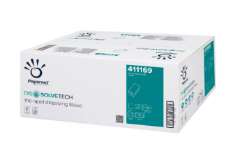 Papernet 411169 asciugamano piegato a V idrosolubile Dissolvetech 3150 pezzi