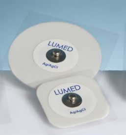 Elettrodi ECG rotondo diam. 50 mm per holter e stress-test 50 pezzi-Lumed