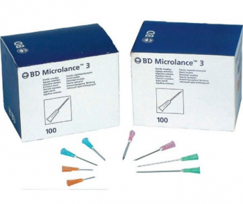 Ago ipodermico sterile-Ago monouso BD MICROLANCE-Vari formati-100 pz