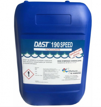 Flocculante liquido-Dast 190 Speed-Vari formati-Chimica D'Agostino