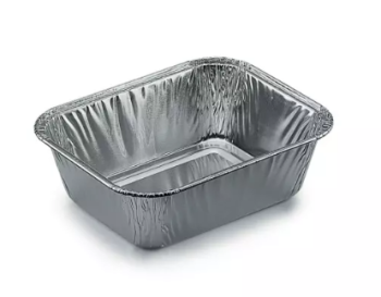 Vaschetta alluminio 1/2 Porz. senza coperchio 100 pezzi  R9G - Compak