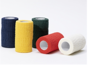 BENDA ELASTICA COESIVA 4 m x 8 cm - colori misti Gima conf. 10 pezzi