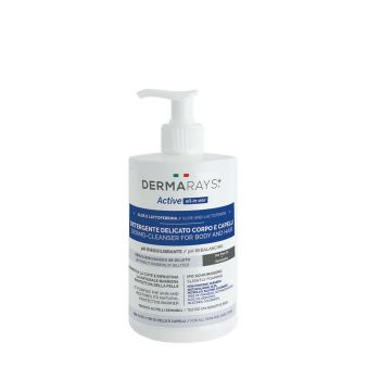 Dermarays Active All-in-one detergente delicato corpo e capelli con pompetta 500 ml