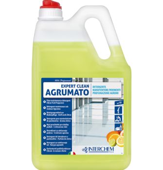 INTERCHEM EXPERT CLEAN AGRUMATO detergente profumato per pavimenti 5 litri