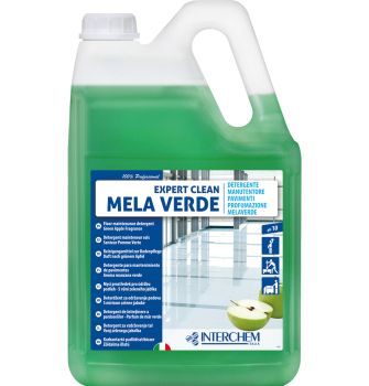 INTERCHEM EXPERT CLEAN MELA VERDE detergente per pavimenti profumato 5 litri 