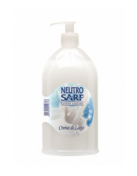 Neutro sarf sapone liquido per le mani al latte conf. 1 litro con dosatore