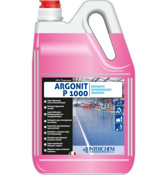 INTERCHEM ARGONIT P 1000 SOLVENTATO detergente supersgrassante con solvente 5 litri