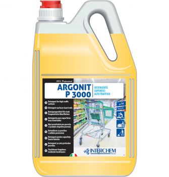 INTERCHEM ARGONIT P 3000  detergente sgrassante per superfici ad alto traffico 6 kg