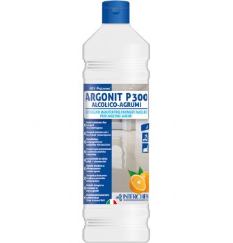 INTERCHEM ARGONIT P 300 AGRUMI detergente profumato alcolico brillante e rapida asciugatura 1 litro