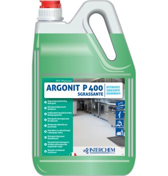 INTERCHEM ARGONIT P 400 SGRASSANTE detergente sgrassante deodorante per cucine 5 litri