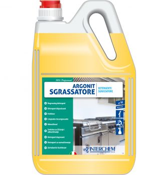 INTERCHEM ARGONIT SGRASSATORE IGIENIZZANTE sgrassatore concentrato al limone 5 litri