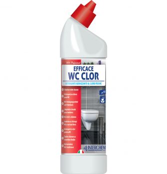 INTERCHEM EFFICACE WC CLOR Disincrostante igienizzante per wc al cloro 750 ml