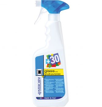 Detergente spray vetri profumato-Interchem + 30 glass and multi-purpose-750ml 