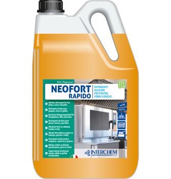 INTERCHEM NEOFORT RAPIDO detergente alcalino per forni e piastre 5,75 kg