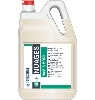 Interchem Nuages Hair & Body Detergente per capelli e corpo a ph fisiologico 5 litri