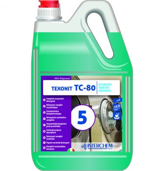 Detergente lavatrice enzimatico concentrato-Interchem Texonit TC-80-5 kg
