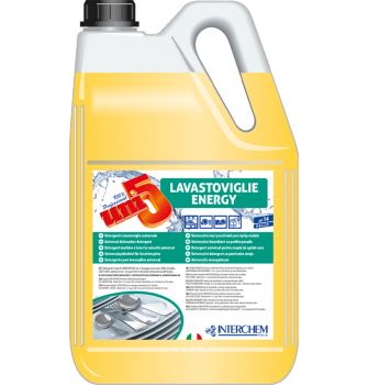 INTERCHEM UNI5 LAVASTOVIGLIE ENERGY detergente lavastoviglie concentrato professionale 6 kg