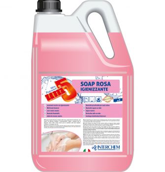 Sapone neutro igienizzante per le mani-Interchem Uni 5 soap rosa igienizzante