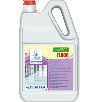 Detergente pavimenti-Detersivo profumato pavimenti-Interchem verde eco floor-5 litri 